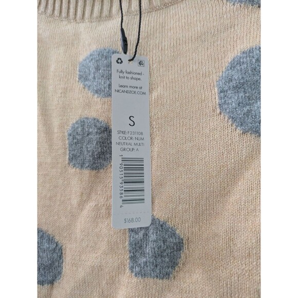 Nic + Zoe SWEET SPOT SWEATER SIZE SMALL ORG $169 - Picture 4 of 4